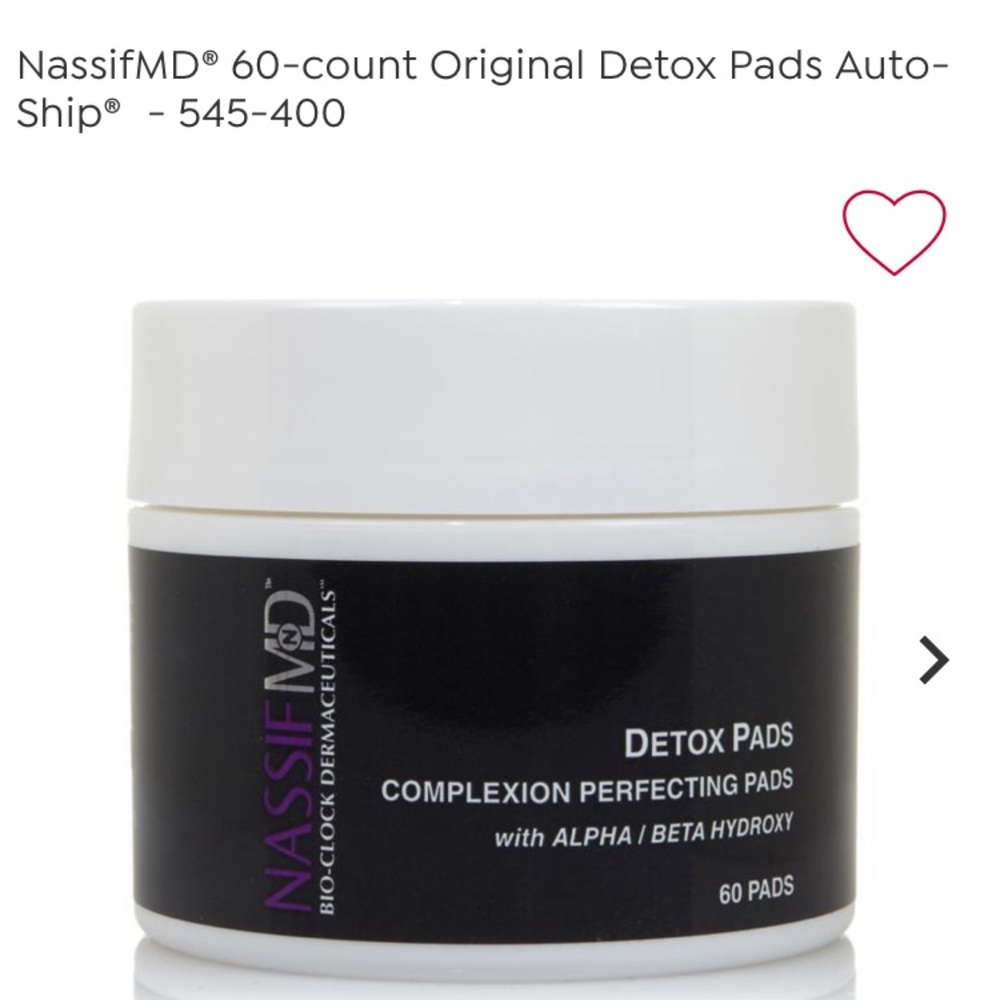 Complexion detox pads